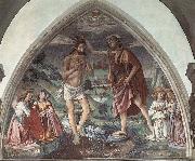 GHIRLANDAIO, Domenico Baptism of Christ oil painting